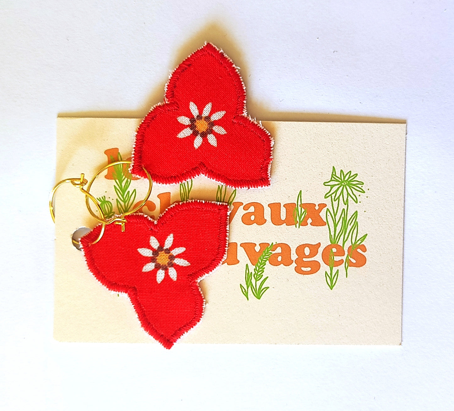 B.O 3 pétales | rouge