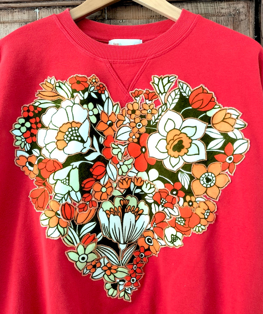 Le coeur en fleurs
