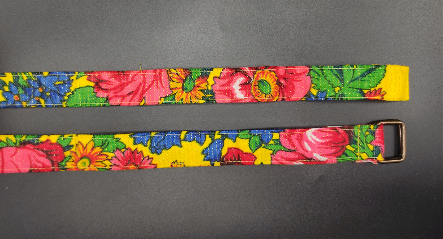 Ceinture | jaune pailleté