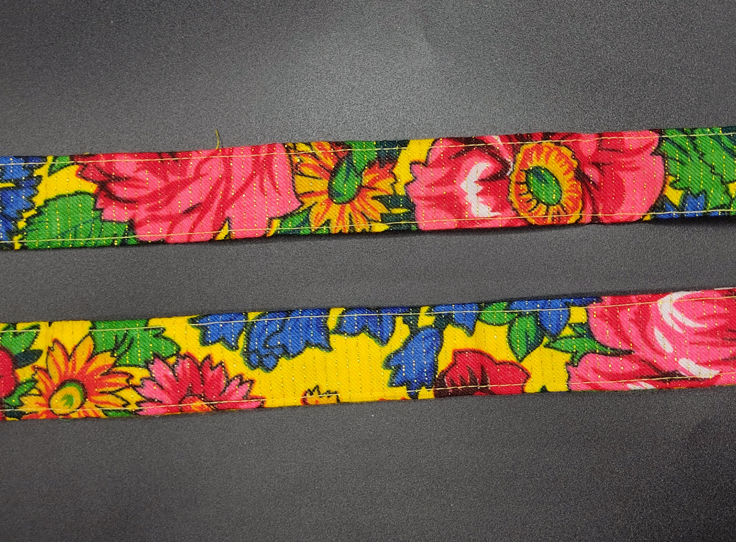 Ceinture | jaune pailleté