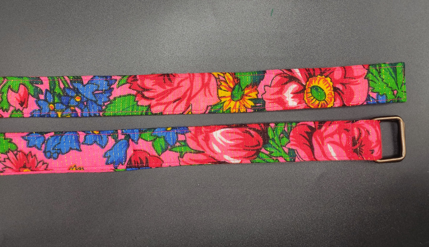 Ceinture | rose pailleté